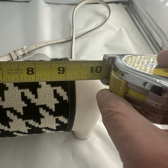 RARE New Kate Spade Claude Dachshund Dog Houndstooth Crossbody Puppy Purse - Picture 14 of 16